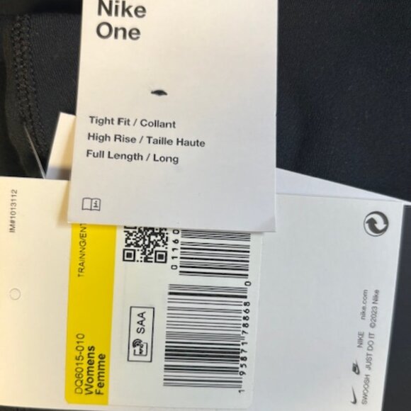 Nike Zenvy Women's Gentle Fit High-Waisted 7/8 Leggings - Small - Picture 2 of 2